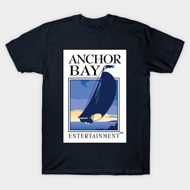 Anchor Bay Entertainment (1995) logo T-Shirt by SHOP.DEADPIT.COM 